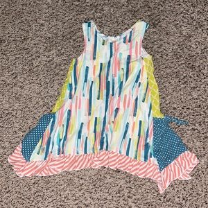 Girls 8 Wildflowers Hi Lo adorable Tanktop Tunic